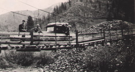 People posing with bridges